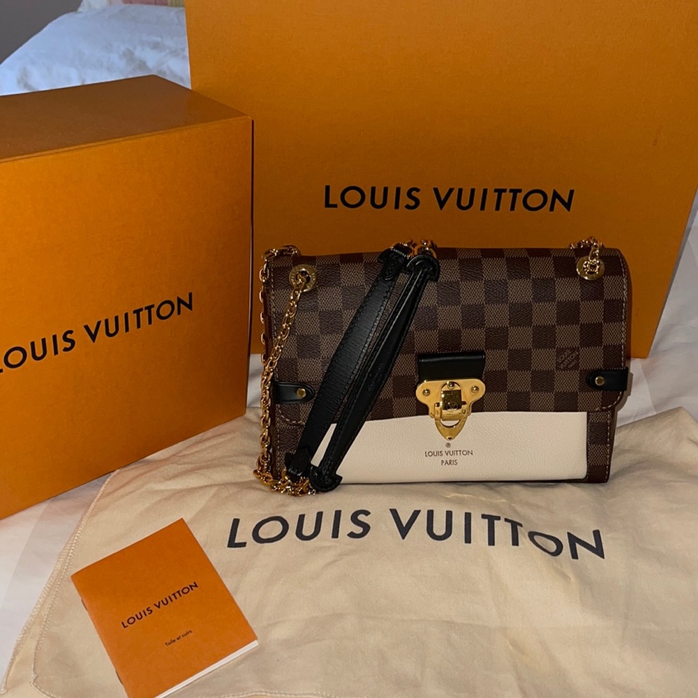 Louis Vuitton Damier Ebene Vavin PM Creme excellent condition
